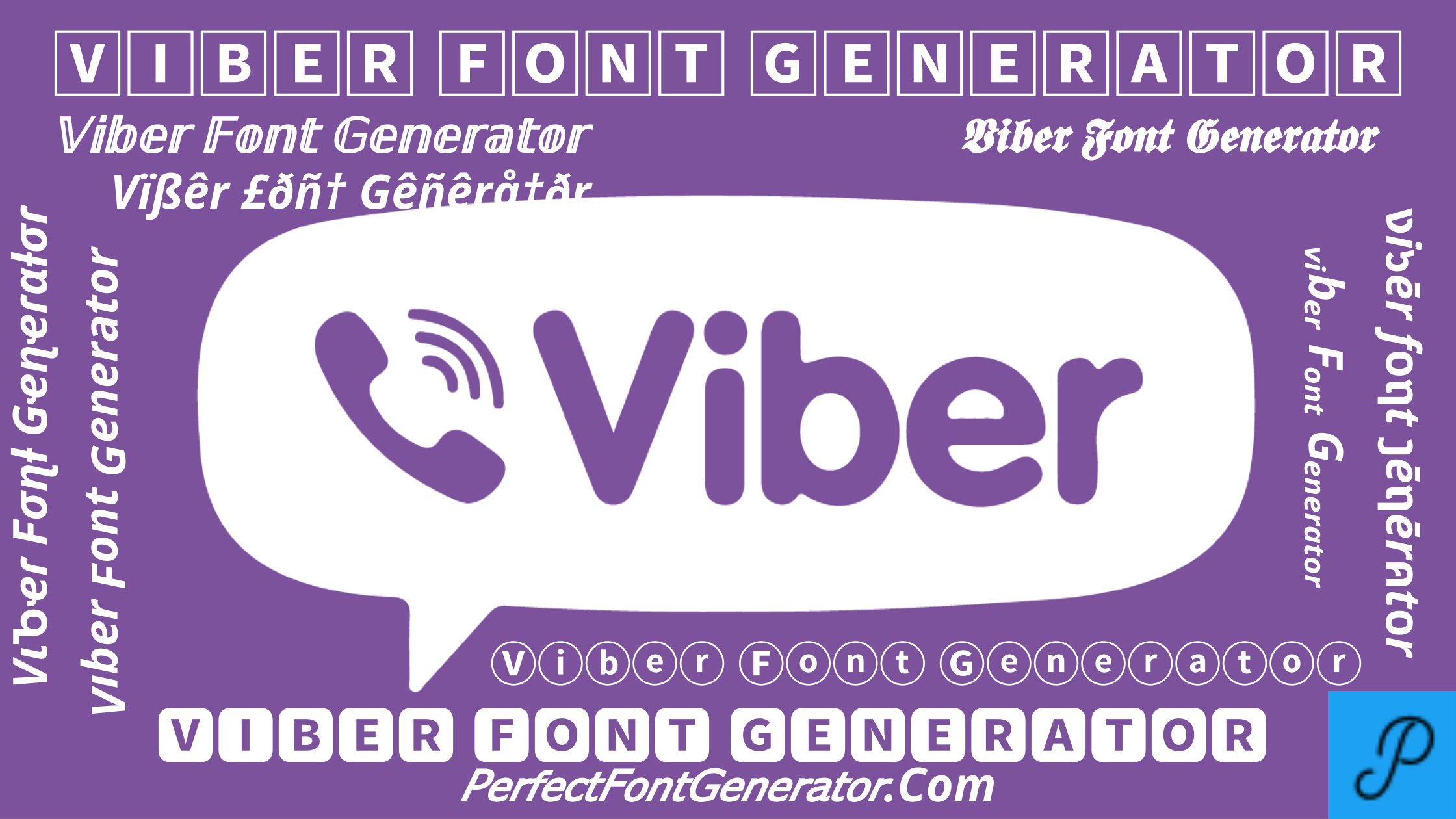 Rakuten Viber fancy font text generator online copy paste tool