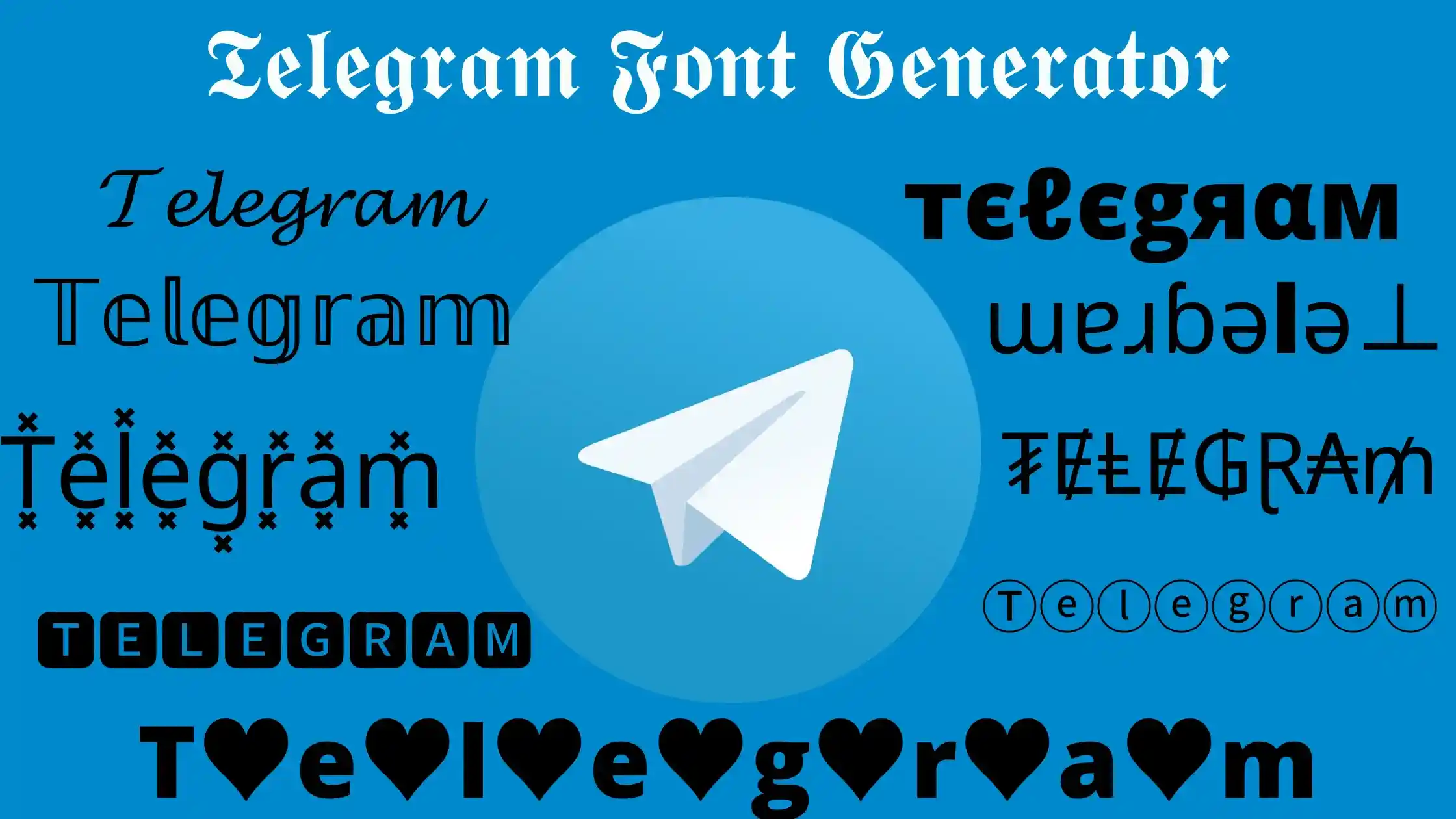 telegram font generator
