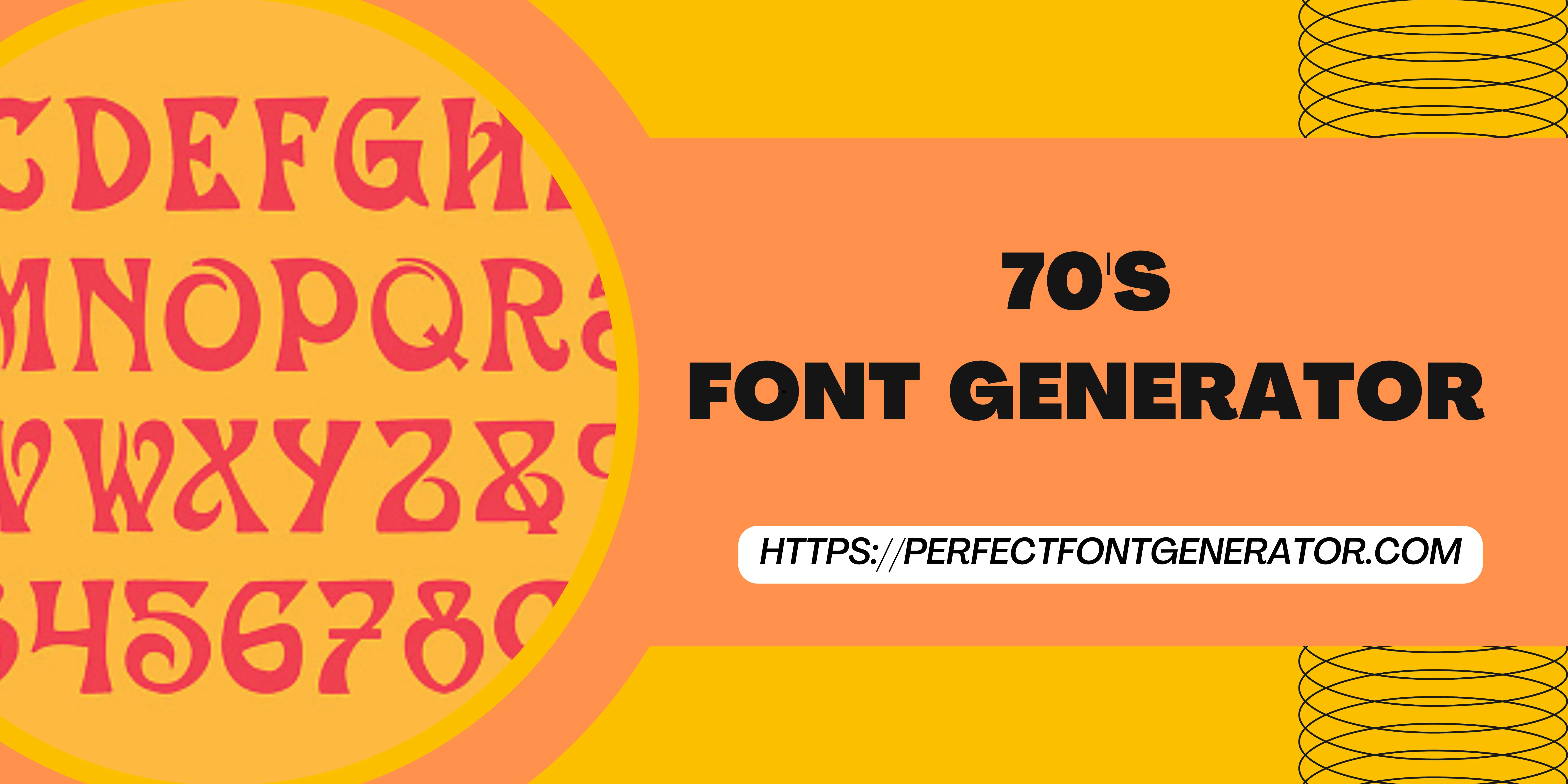 70s font generator