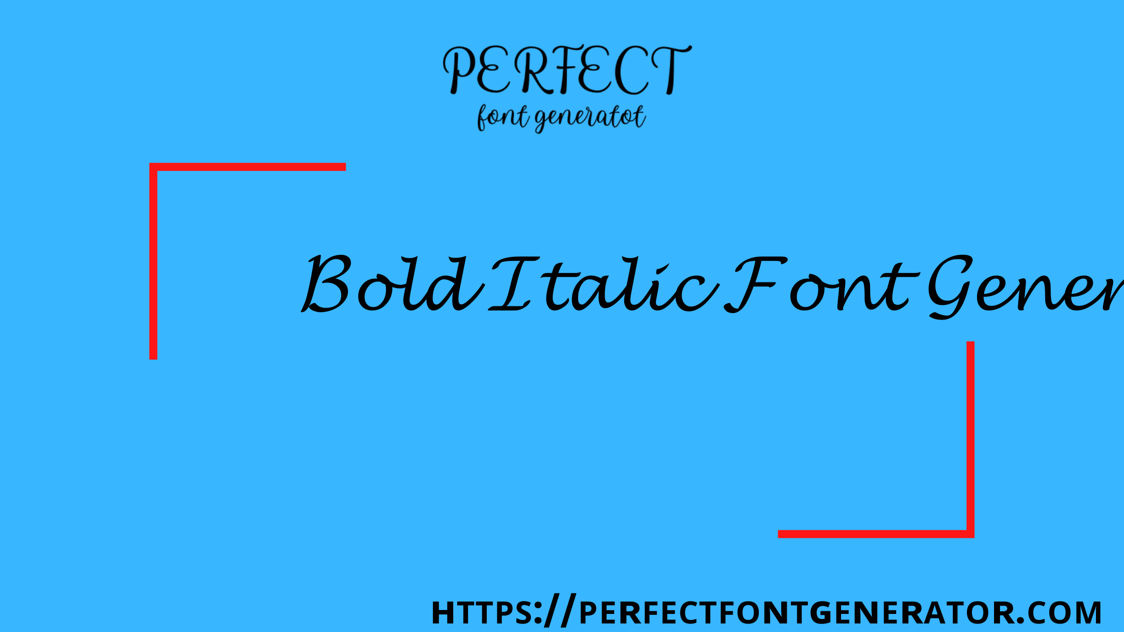 bolt italic font generator