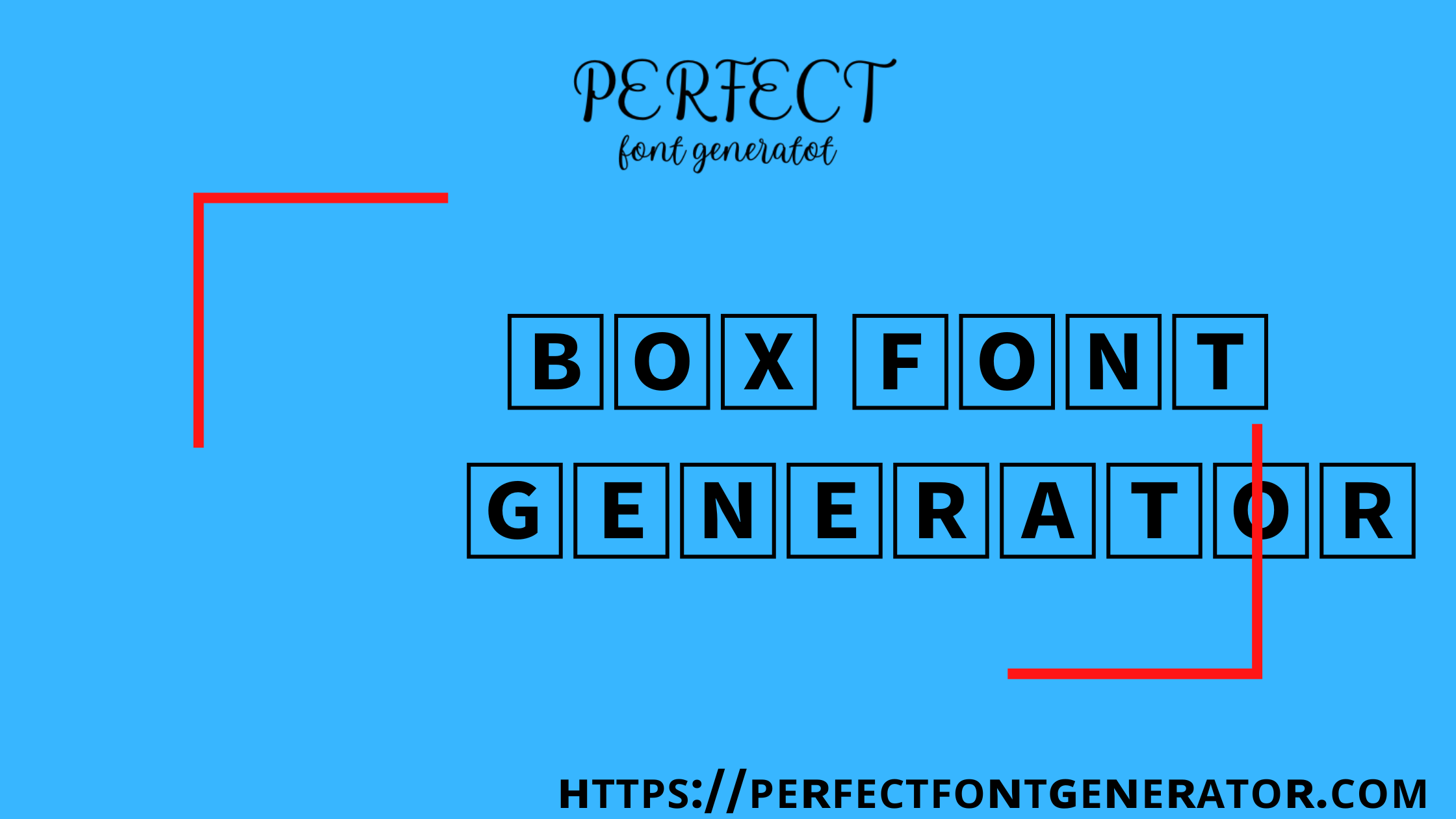 box font generator