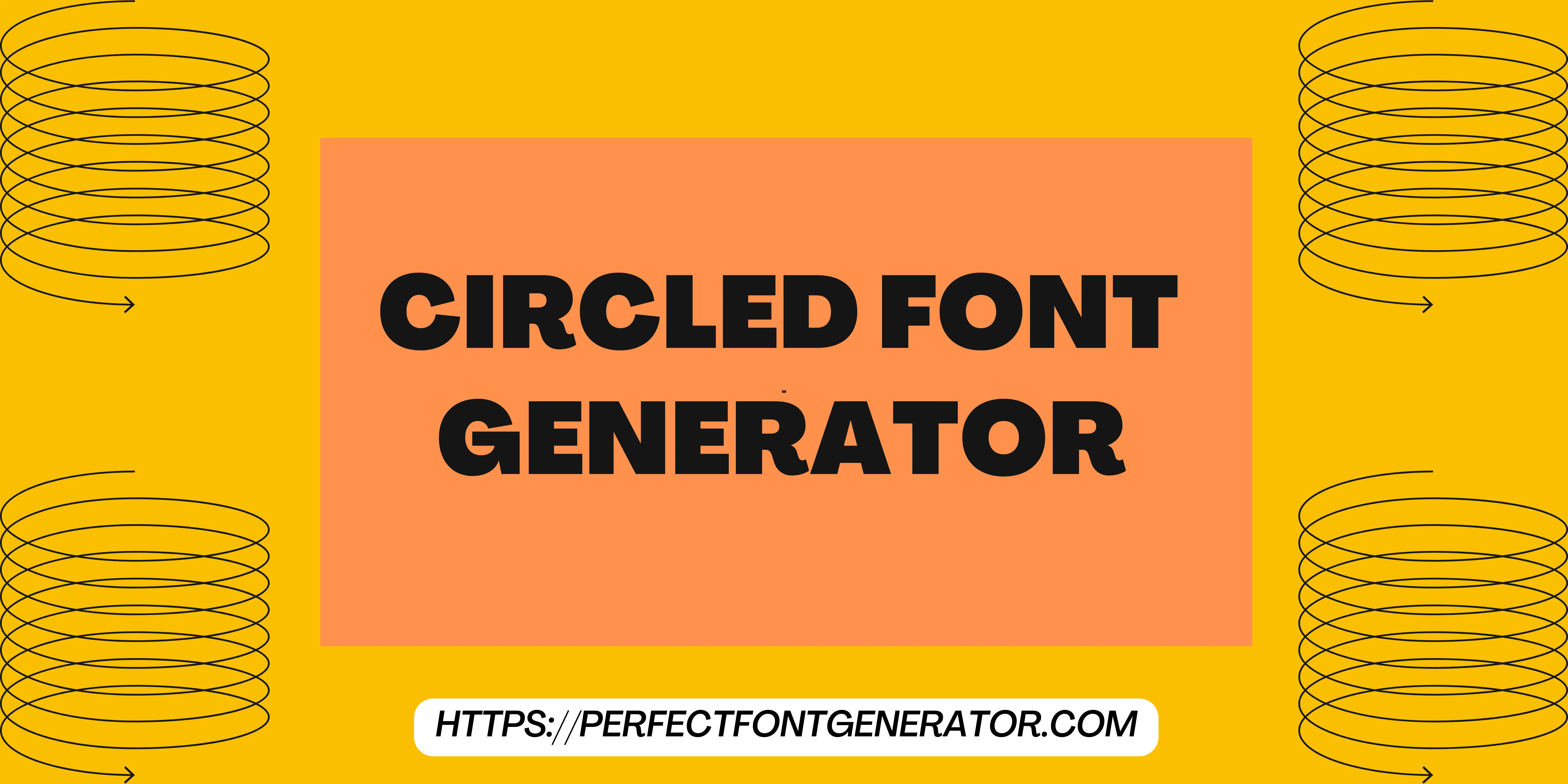 circled font generator