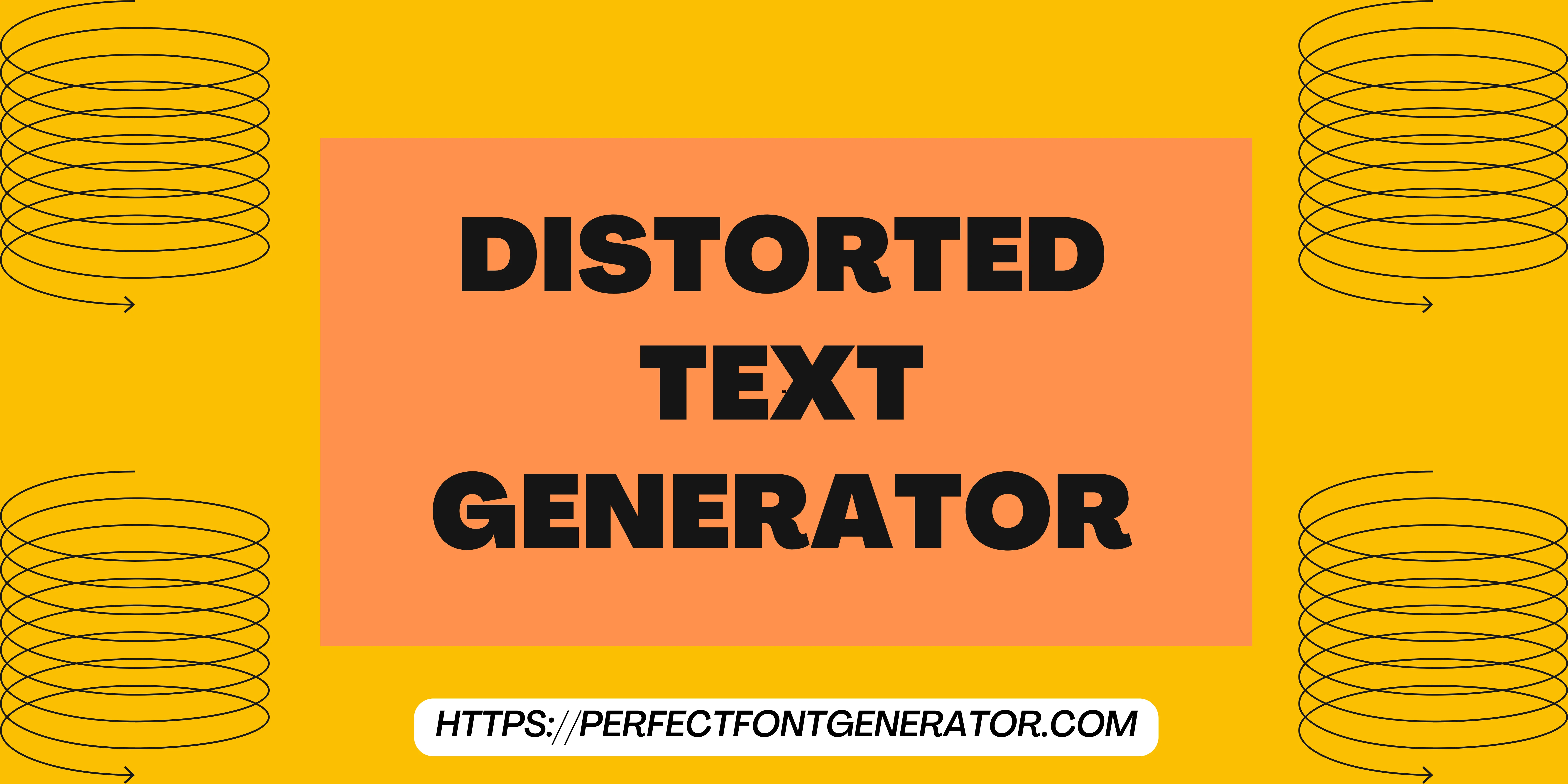 distorted text generator