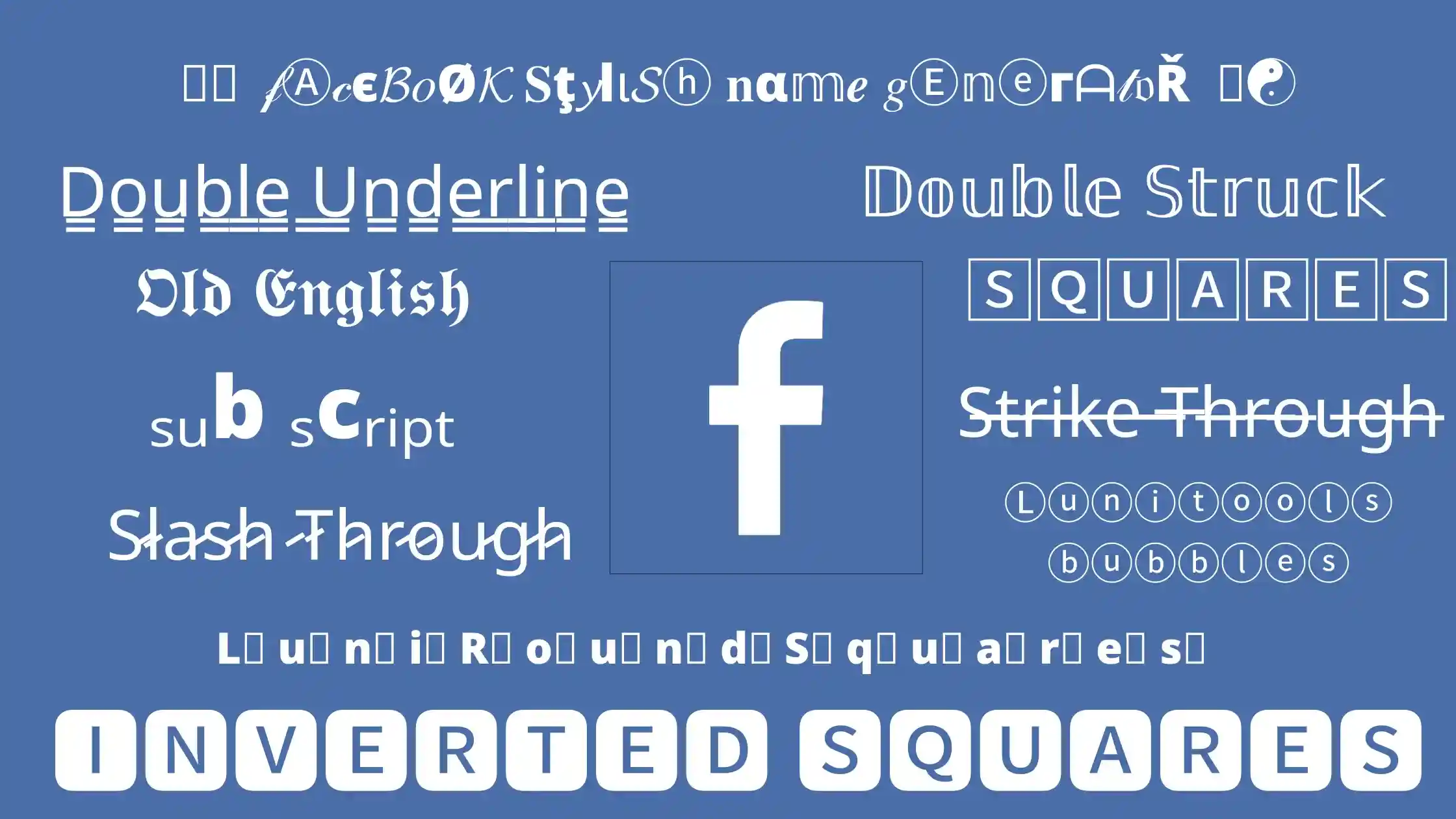 Facebook Cross Stylish Name, Facebook New Stylish Name, Facebook Stylish  Name