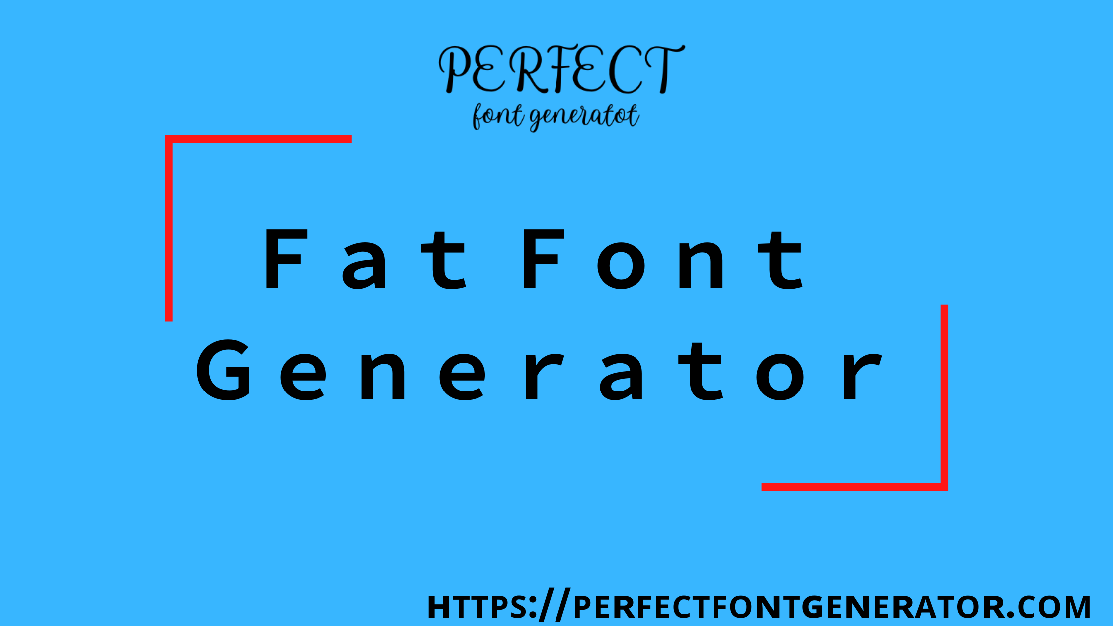 fat font generator