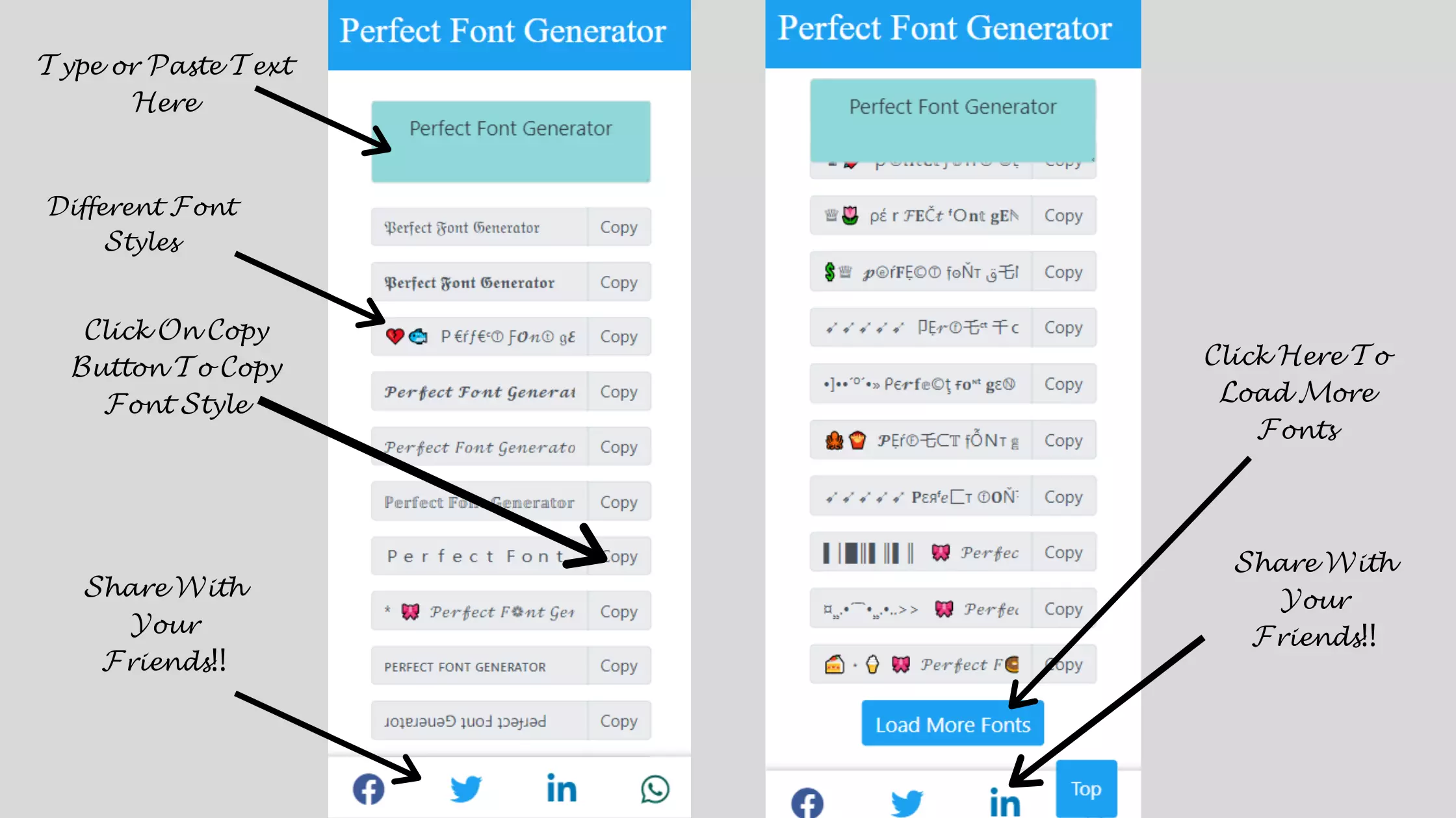 how to use monospace font generator