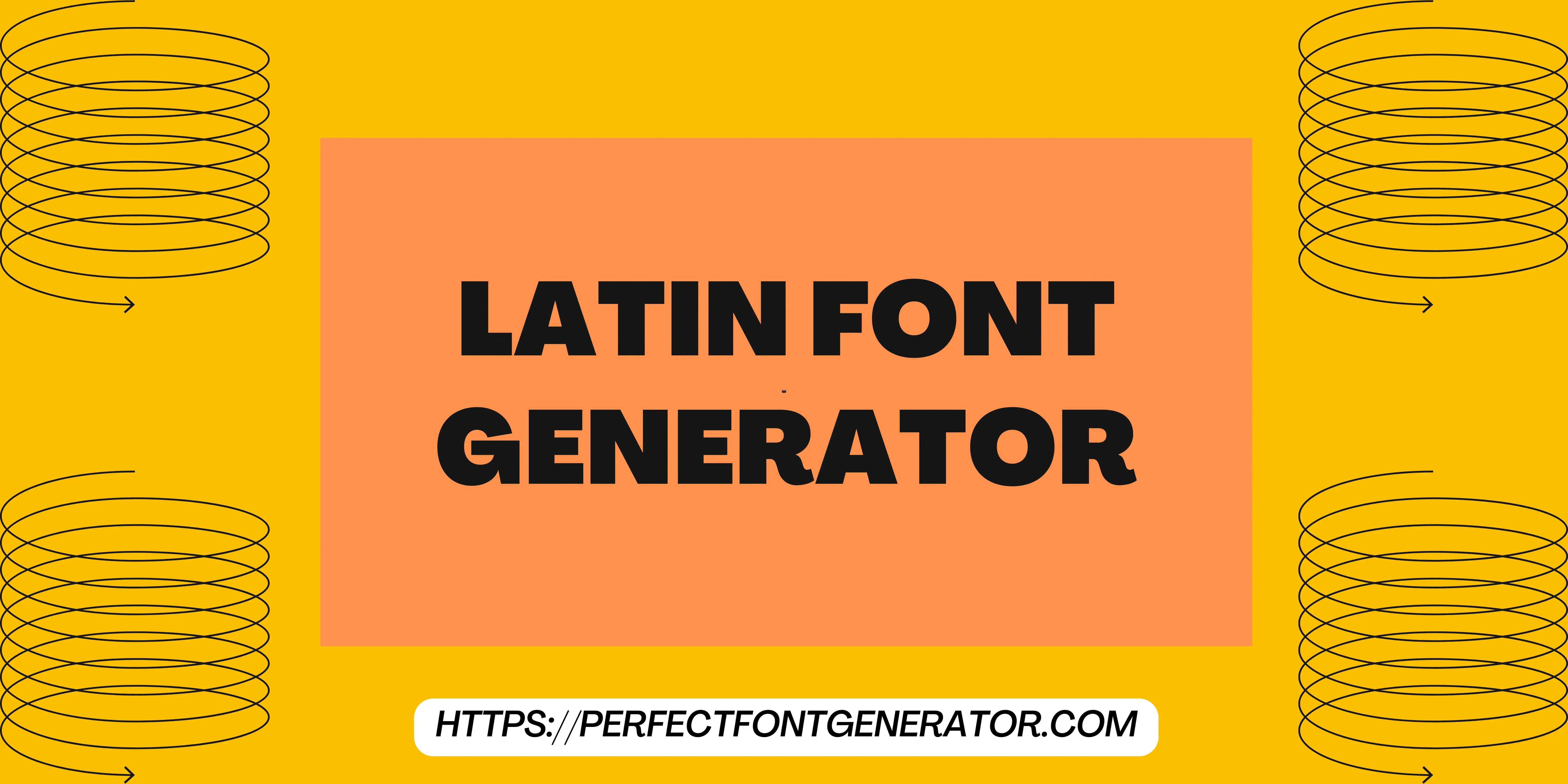 latin font generator