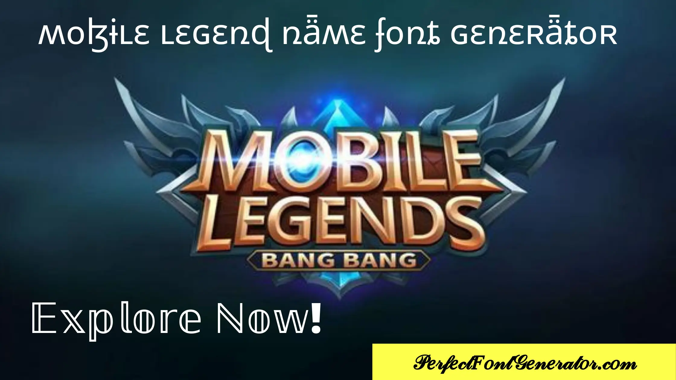 mobile legends ml name font generator