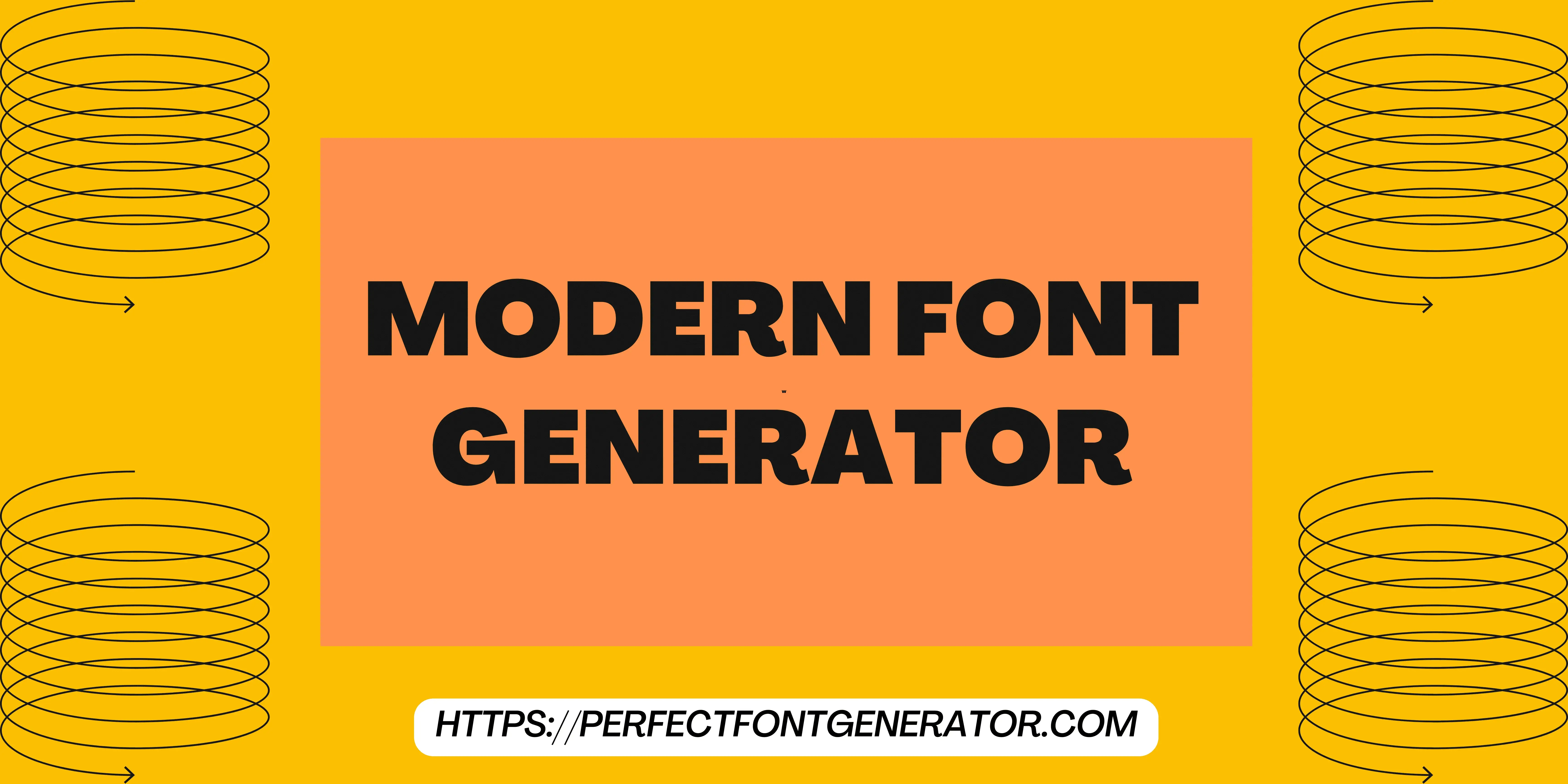 modern font generator