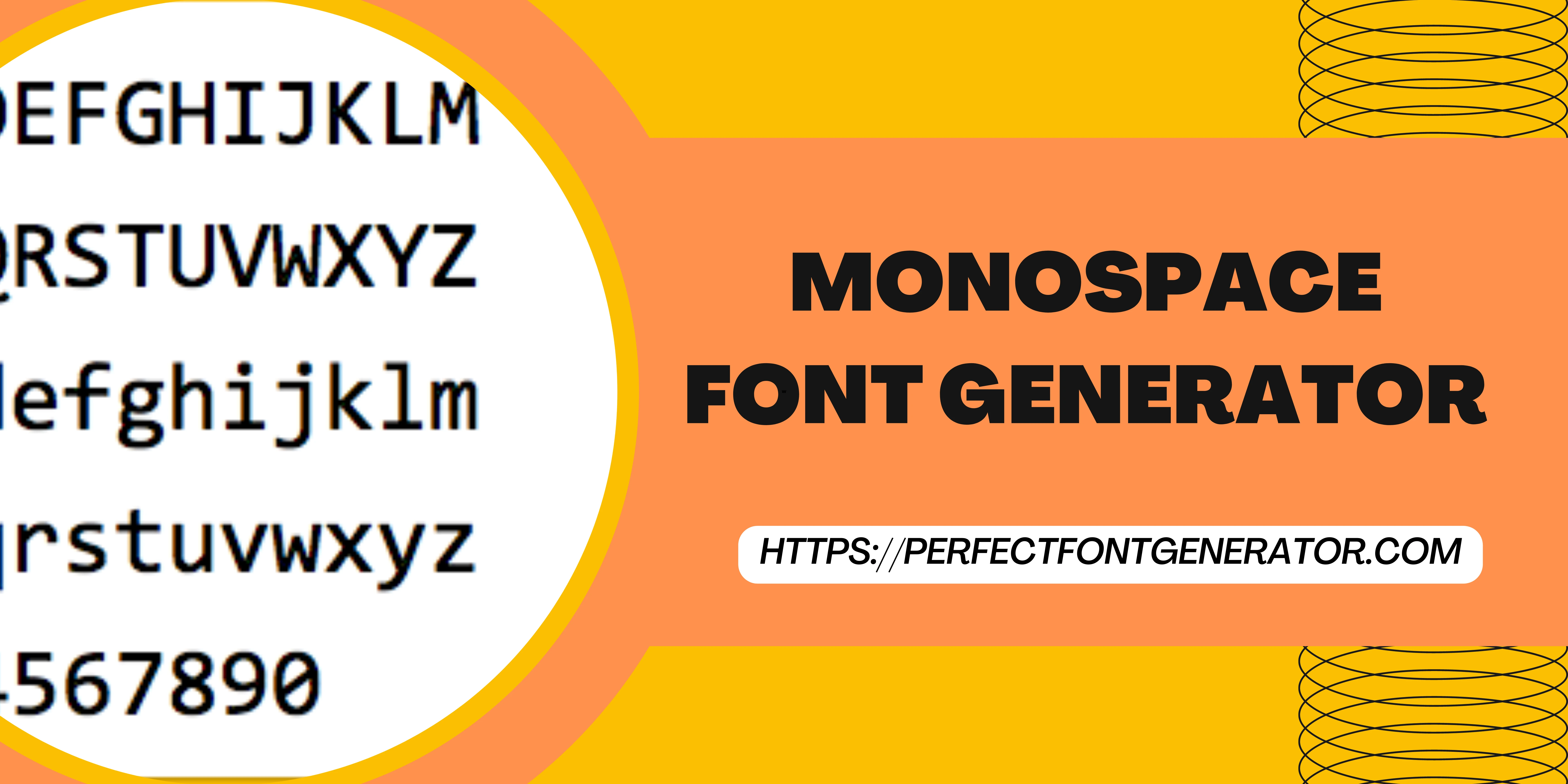 monospace font generator