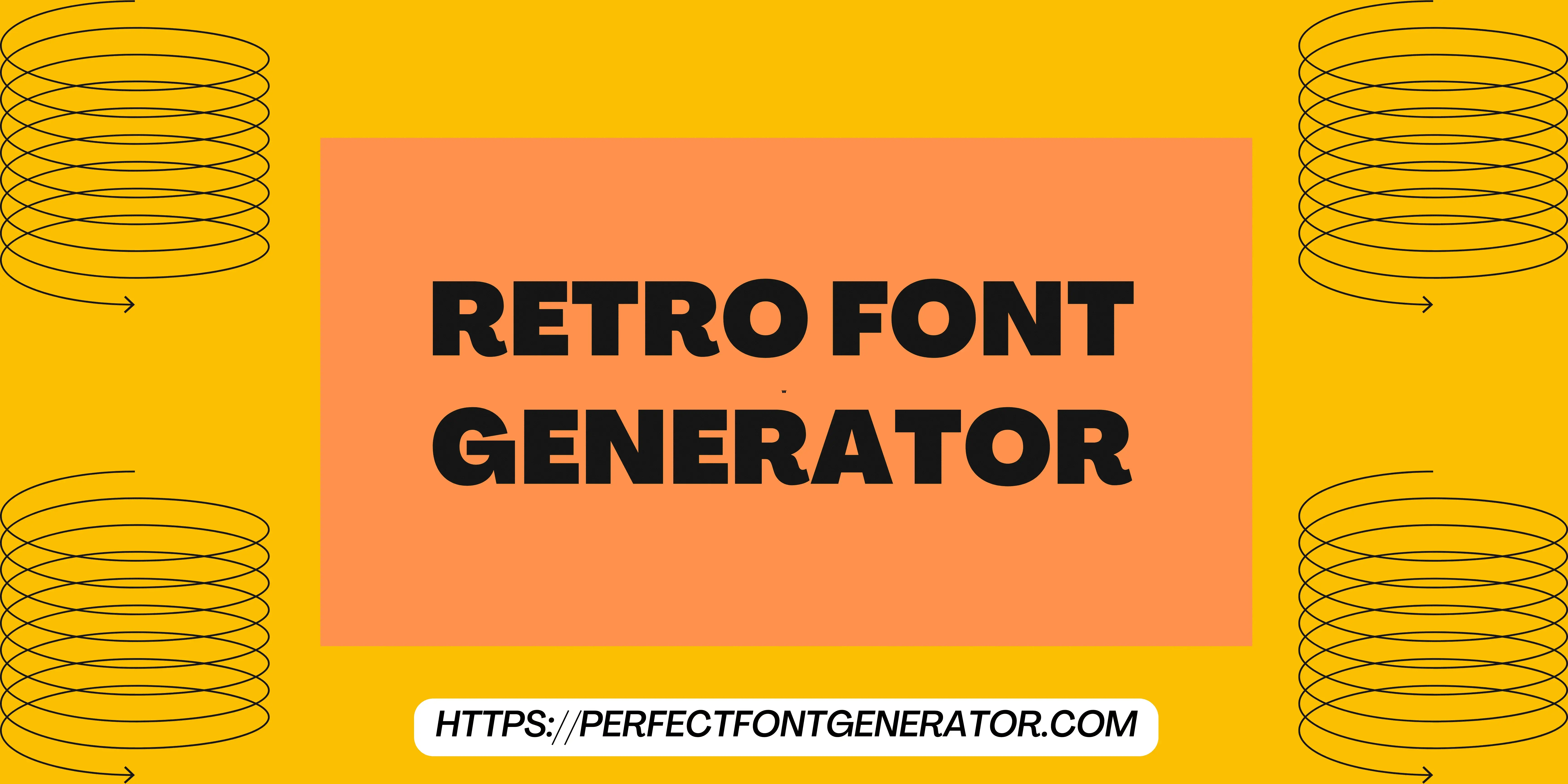 retro font generator