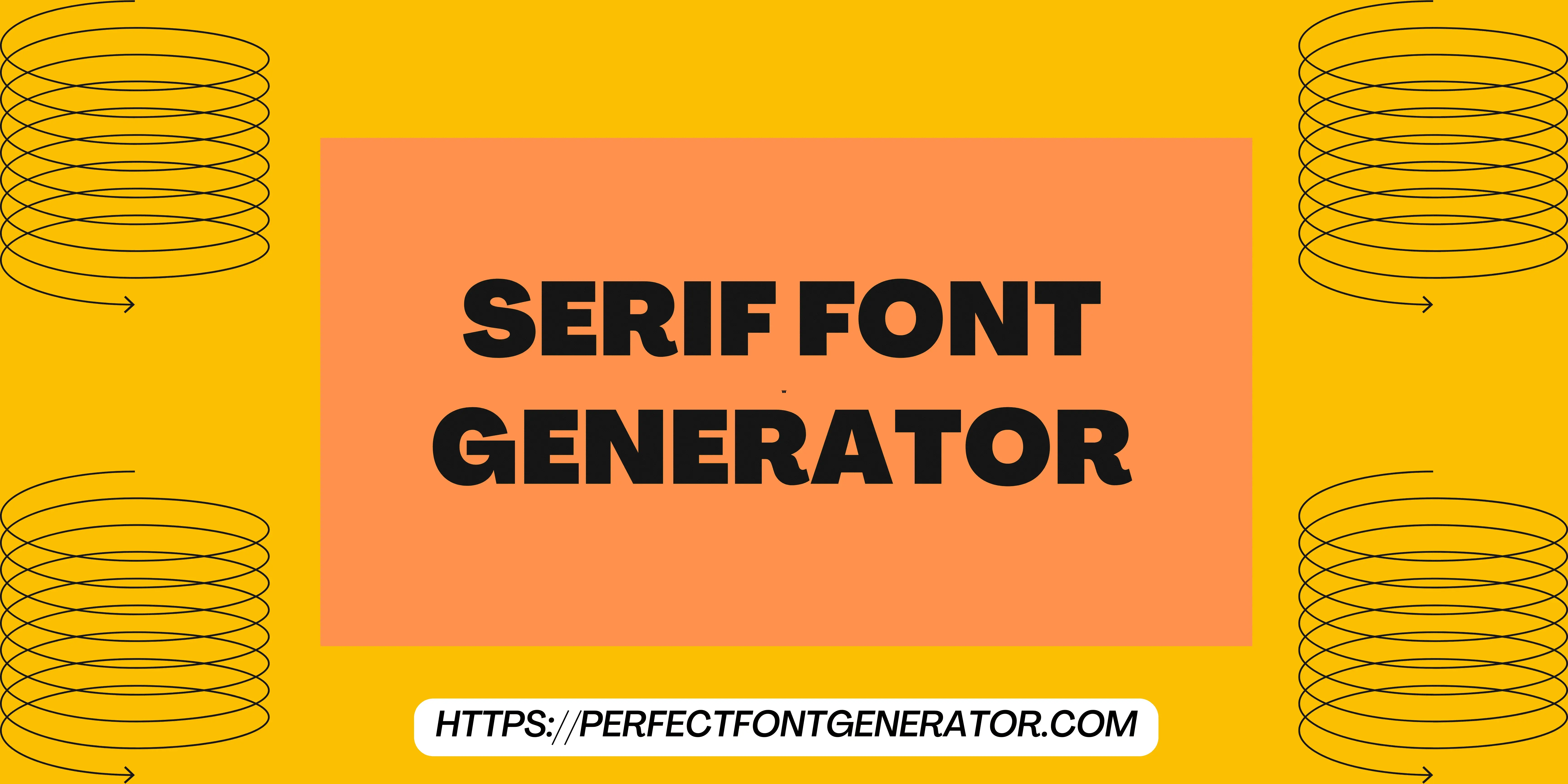 serif font generator