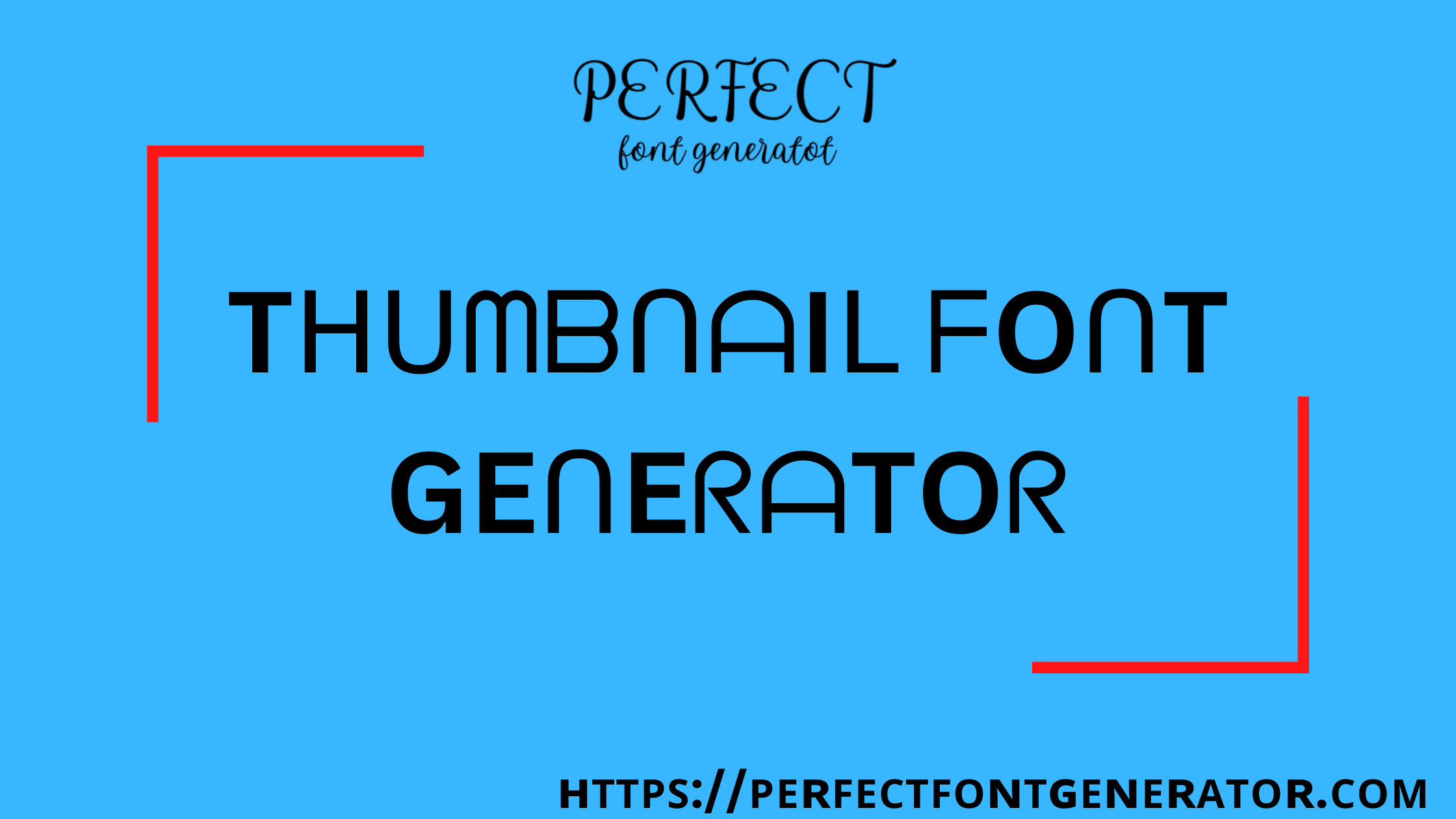 thumbnail font generator