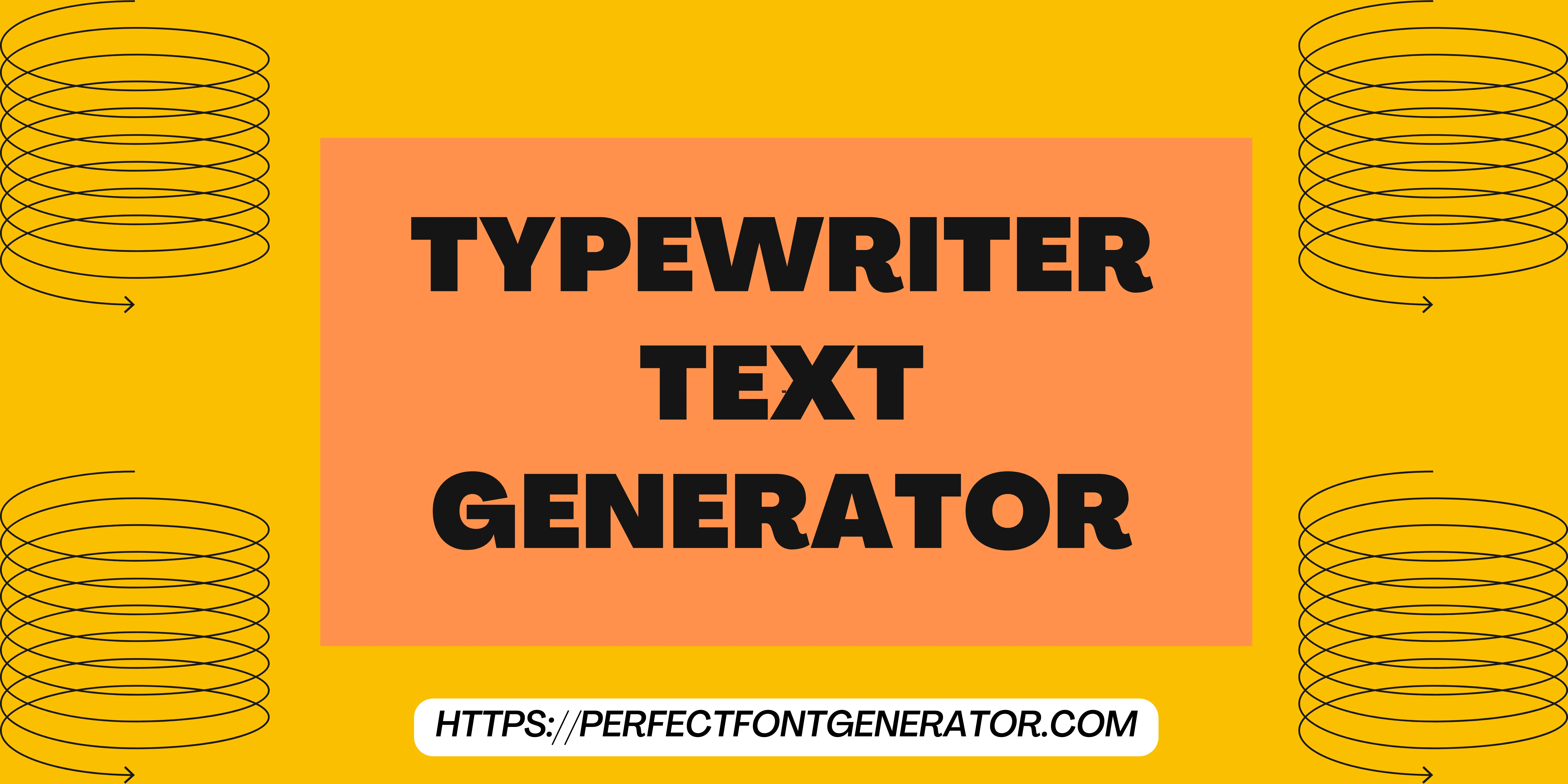 typewriter font generator