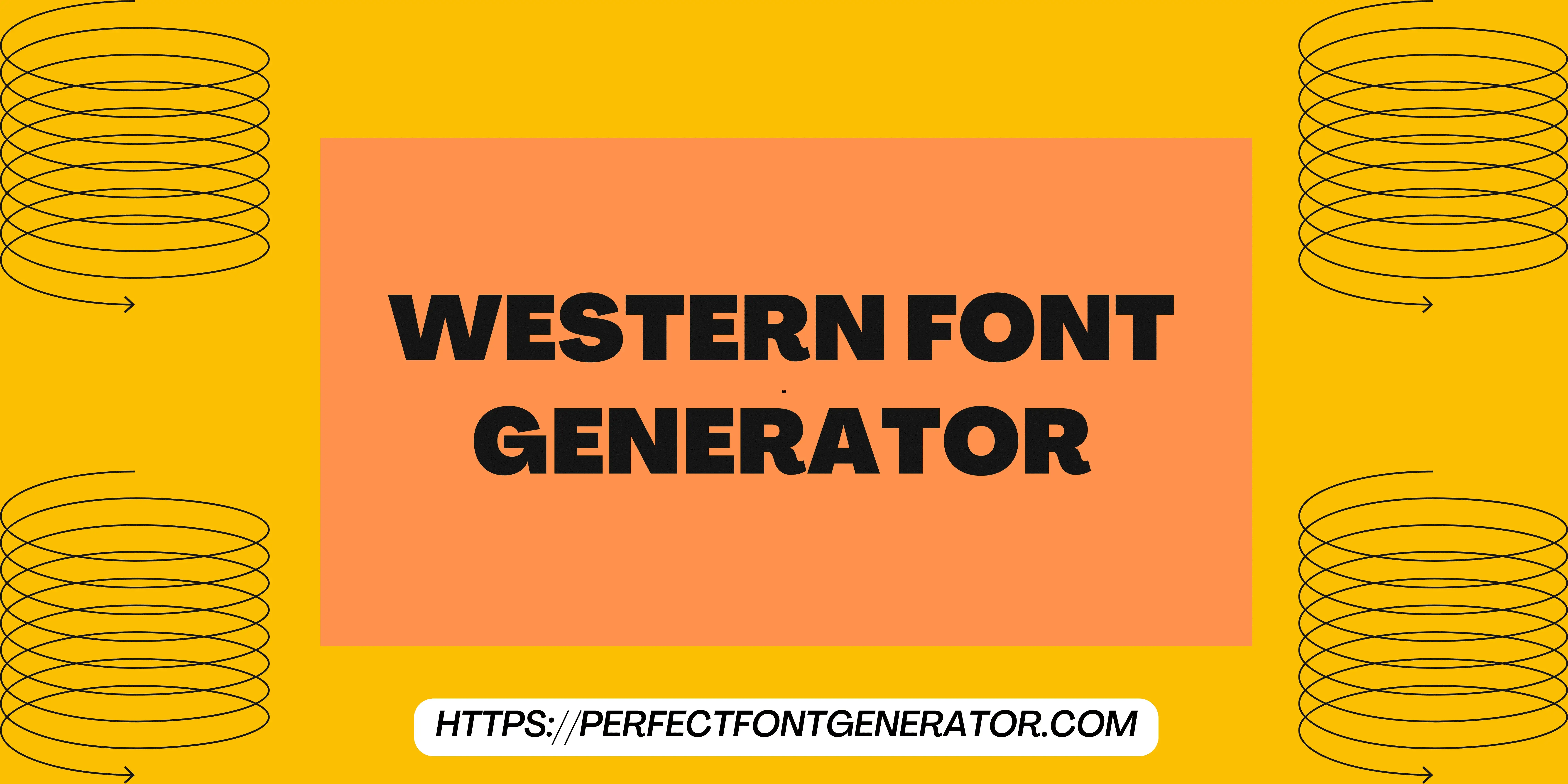 western font generator