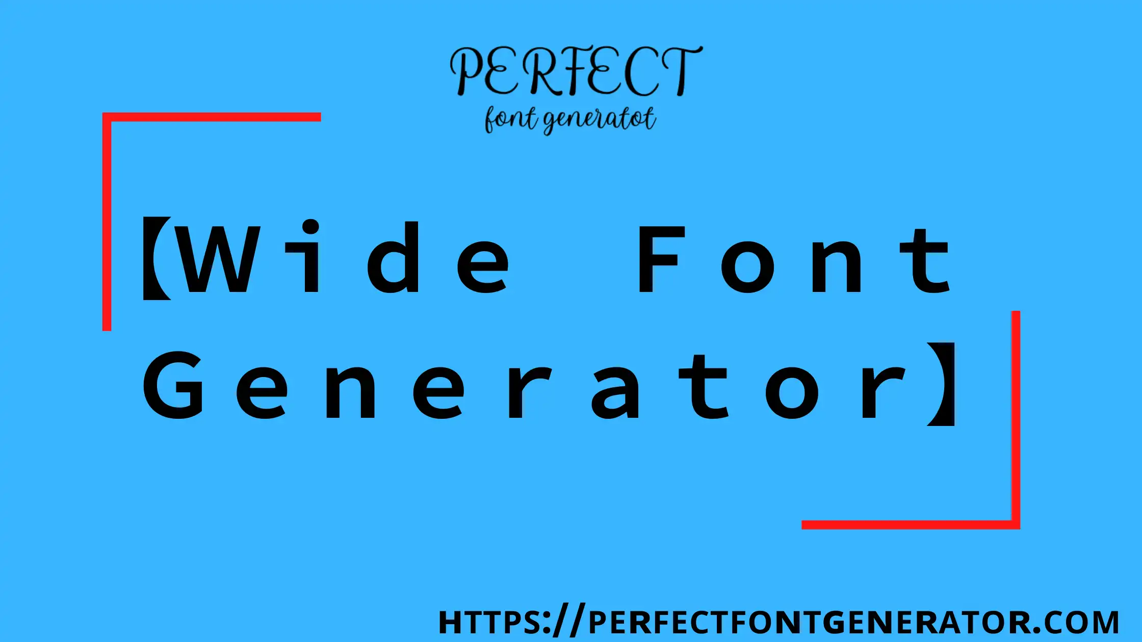 wide text generator